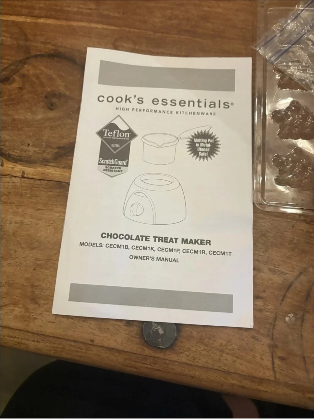 Cook’s Essentials Chocolate Treat Maker Complete w/ Box & Accessories